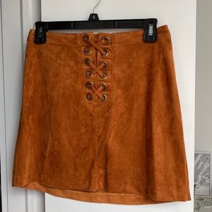 BCBGeneration Suede Skirt